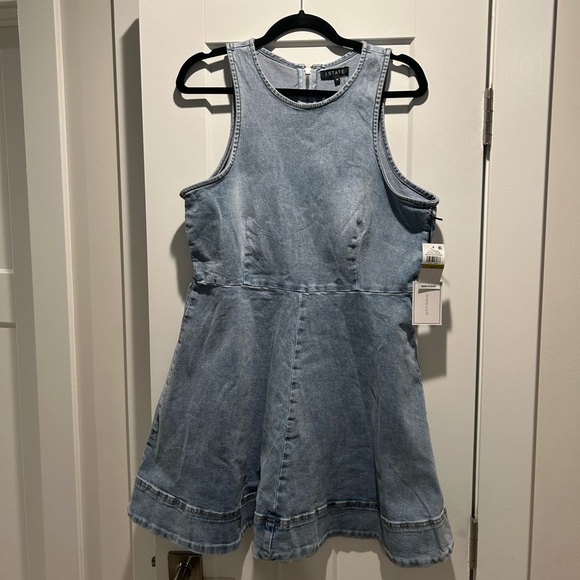 NWT 1state Size 14 Women’s Jean Dress - Picture 3 of 8